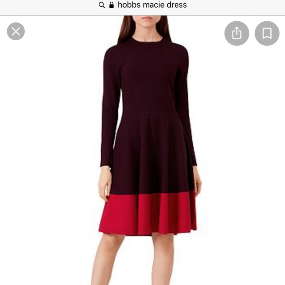 Hobbs London Macie sweater dress us8